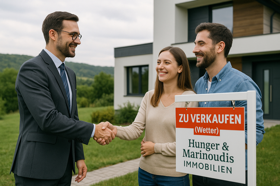 Titelfoto von 🥇 𝗜𝗠𝗠𝗢𝗕𝗜𝗟𝗜𝗘𝗡𝗠𝗔𝗞𝗟𝗘𝗥 𝗪𝗘𝗧𝗧𝗘𝗥 - Hunger & Marinoudis Immobilien